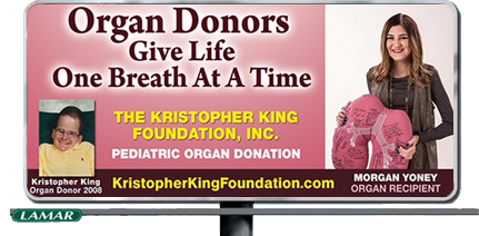 Organ donation billboard